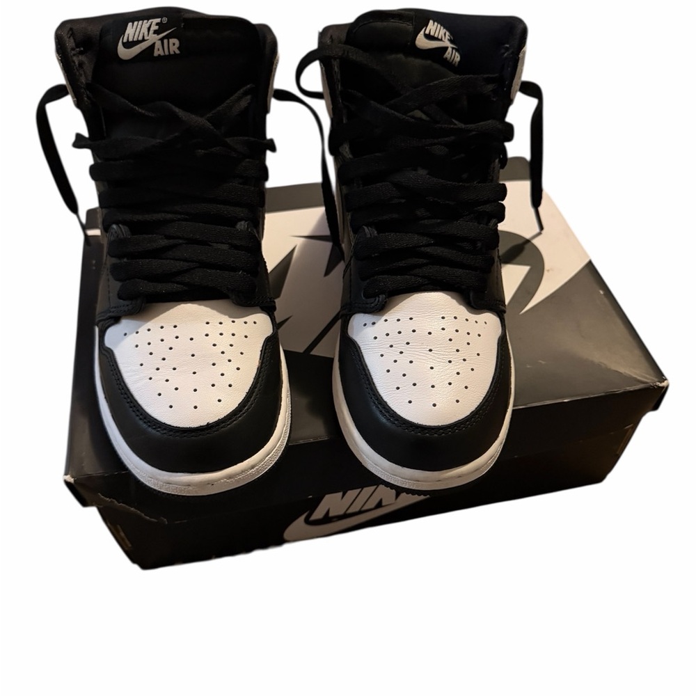 Nike Black and White High-Top Sneakers